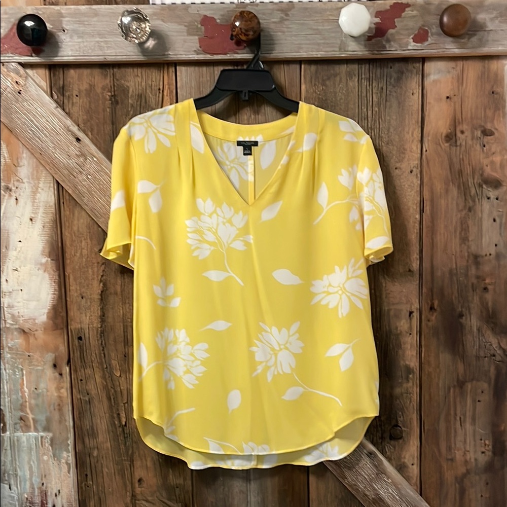 Yellow Floral Women's Top